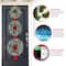 18", 22", & 26" Triple Wreath Door Décor Piece With Warm White Twinkle LED Lights